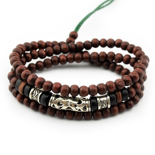TIBET WICKELARMBAND SERIE 12! Armband-Halskette Leather Bracelet !Surferarmband - Picture 2 of 10