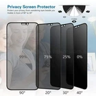 5D Privacy Tempered Glass Screen Protector For iPhone 16 15 14 13 Pro Max 12 11