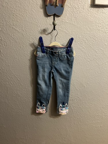 Girls size 4 blue Jean skinny vigoss With Unicorn Sequins - Picture 2 of 7