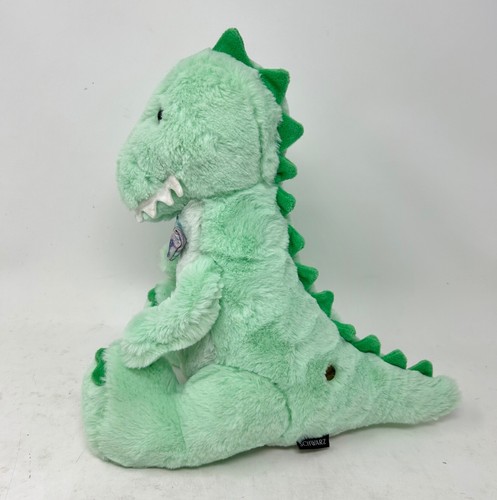 FAO schwarzer Plüschtier 12 Zoll mintgrüner Dinosaurier mit Fliege Stofftier Spielzeug Stofftier - Bild 2 von 10