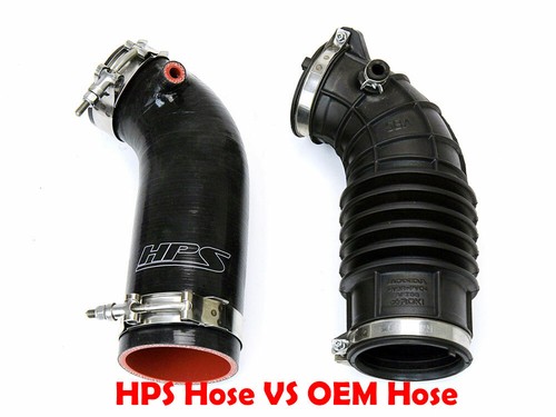 Kit de manguera de admisión de aire de silicona HPS para Honda 16-21 Civic 2,0 L no turbo NEGRO 17 - Imagen 3 de 3