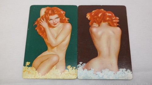 Vintage Risqué Pinup Playing Cards Decks Duratone 2 Decks TF - Picture 20 of 22
