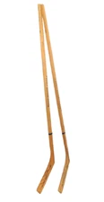 VINTAGE ROCK ELM PERMABONDED SHEER WOOD ICE HOCKEY STICKS 1940'S