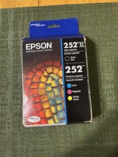 Epson 252XL/252 (T252XL-BCS) Black/Tri-Color Ink Cartridge - 4 Pack