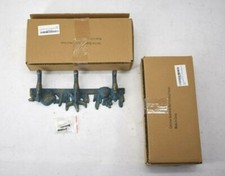 Lot Of 2 Stonebriar Beach House Turquoise Patina Cast Iron Seahorse Wall Hooks