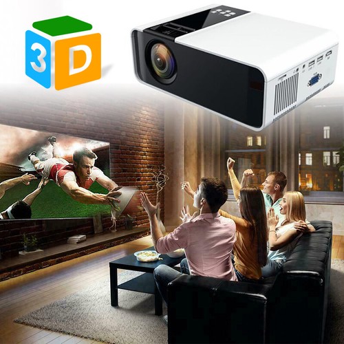 LED Android Projector 4K 1080P FHD 5G WiFi Bluetooth Video Home Theater HDMI AV - Picture 7 of 26
