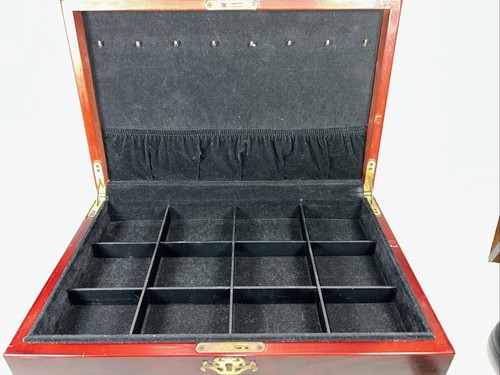 Joyero Museum Thomas Series Classics (Leer Detalles) Caoba Roja Rica - Imagen 10 de 15