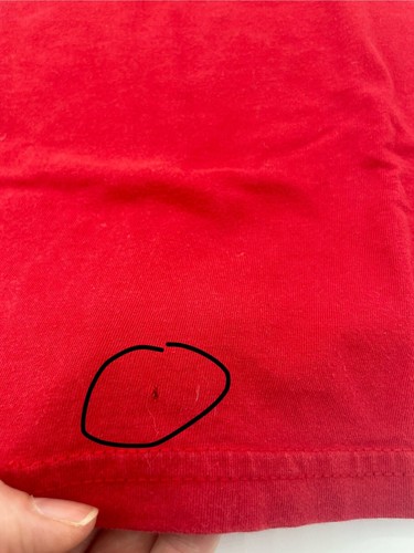 Ketchup Kansas City Chiefs kCMO Bunker Kids Youth T-shirt Size 6 Red Football - Picture 3 of 13