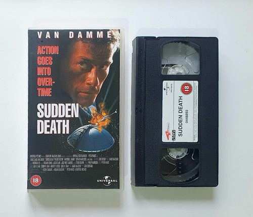 Sudden Death - Van Damme ( VHS Tape ๐ถ RARE Version ) ~ 4 Front Video 044 8893 - Picture 3 of 4
