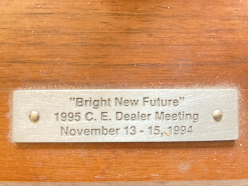 Plaque with Case Backhoe and Case excavator on it - Picture 3 of 3