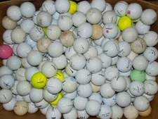 Hit Away 100 Miscellaneous Practice Range Golf Balls Used Assorted Brands