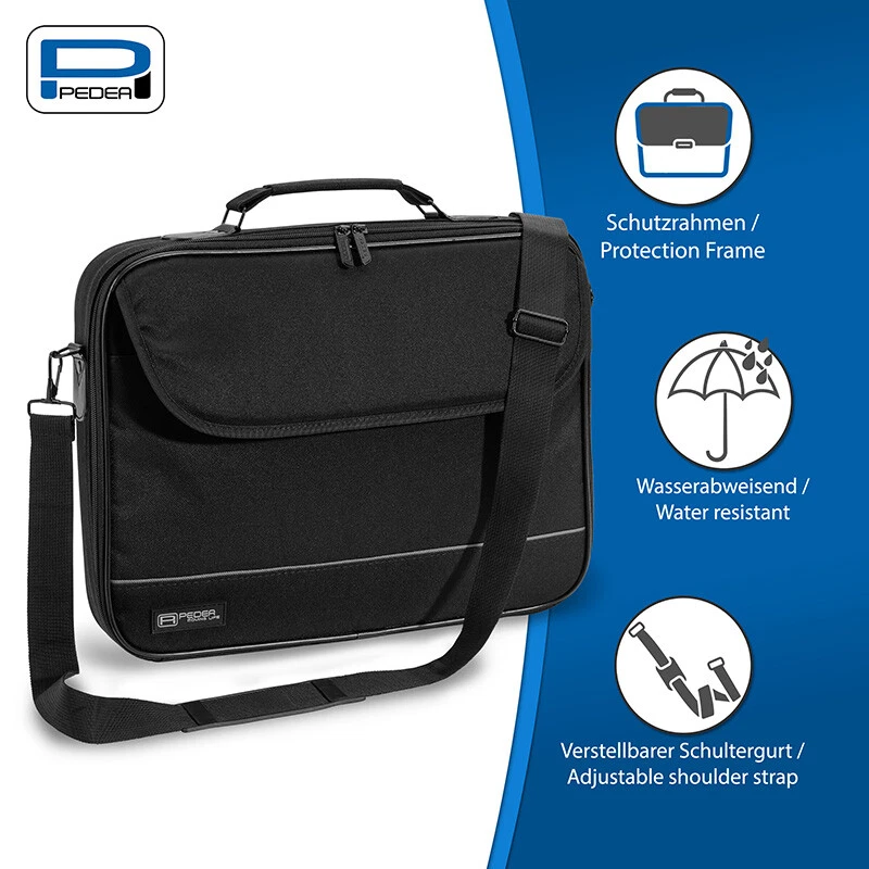 NOTEBOOK Laptop TASCHE 17" Zoll 17,3 Notebooktasche Schutz Case, schwarz - Bild 2 von 4