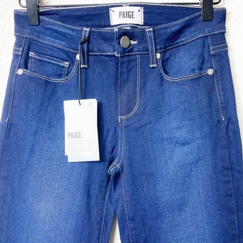 Pantalones de mezclilla ajustados al tobillo PAIGE Verdugo para mujer talla 25 nuevos con etiquetas - Imagen 5 de 6