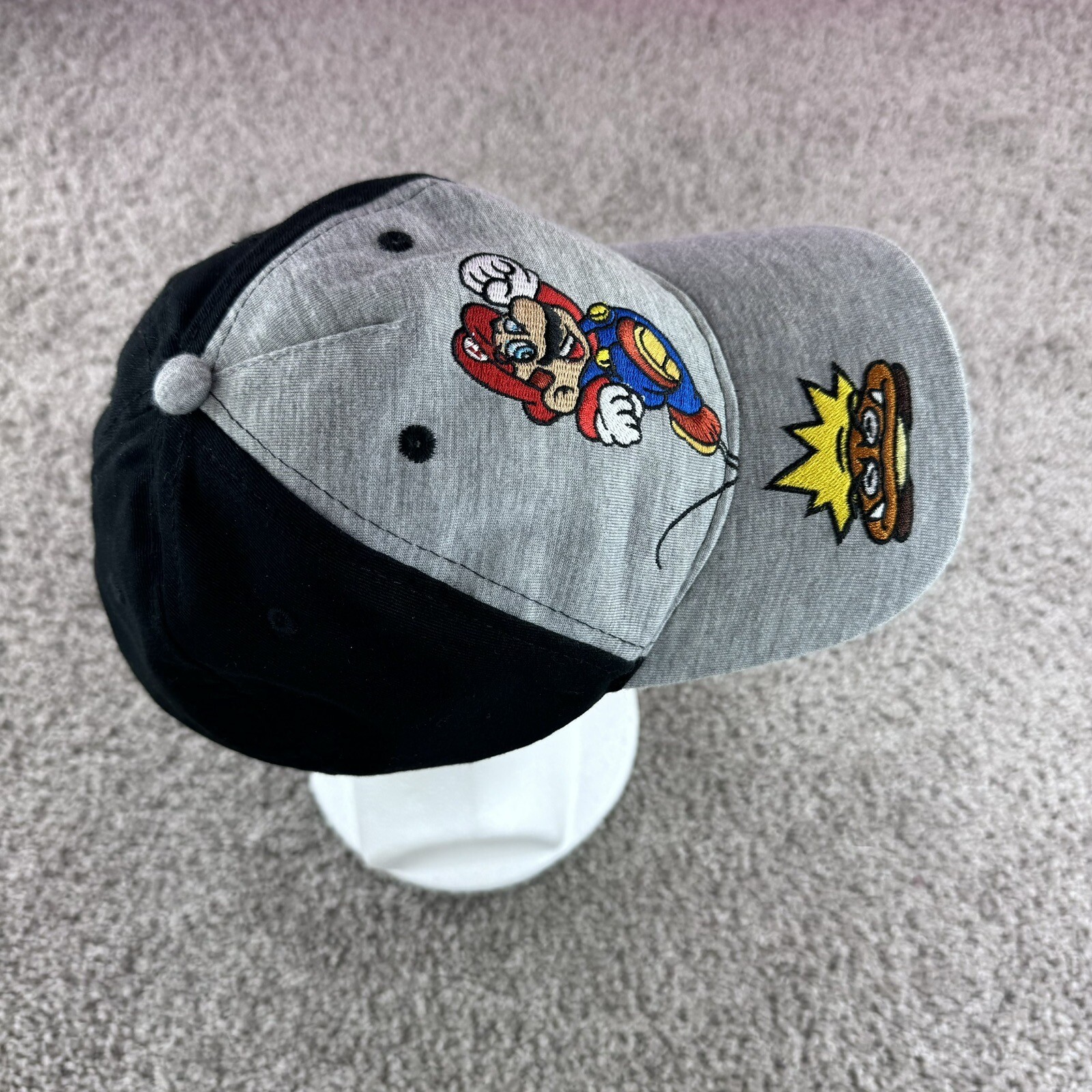 Super Mario Hat Cap Snapback Adjustable Logo Vide… - image 6