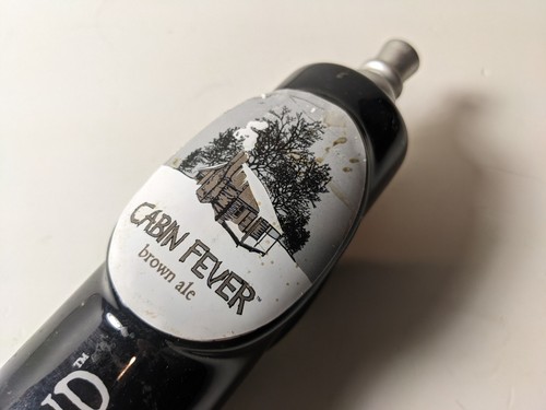 New Holland Brewing CABIN FEVER Brown Ale Beer Tap Handle, 11.5" Tall - 第 4/8 張圖片