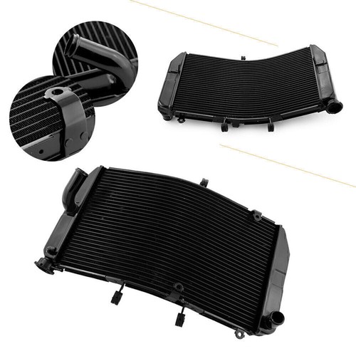 Schwarz Motorrad Ersatzkühler Kühler Für HONDA CBR 600RR 2003-2006 Aluminium