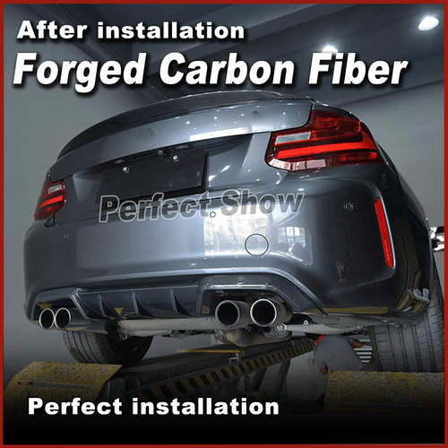 Für BMW 2ER F87 M2 Coupe Forged Carbon Heckdiffusor Diffusor Heckansatz Lippe - Picture 3 of 14