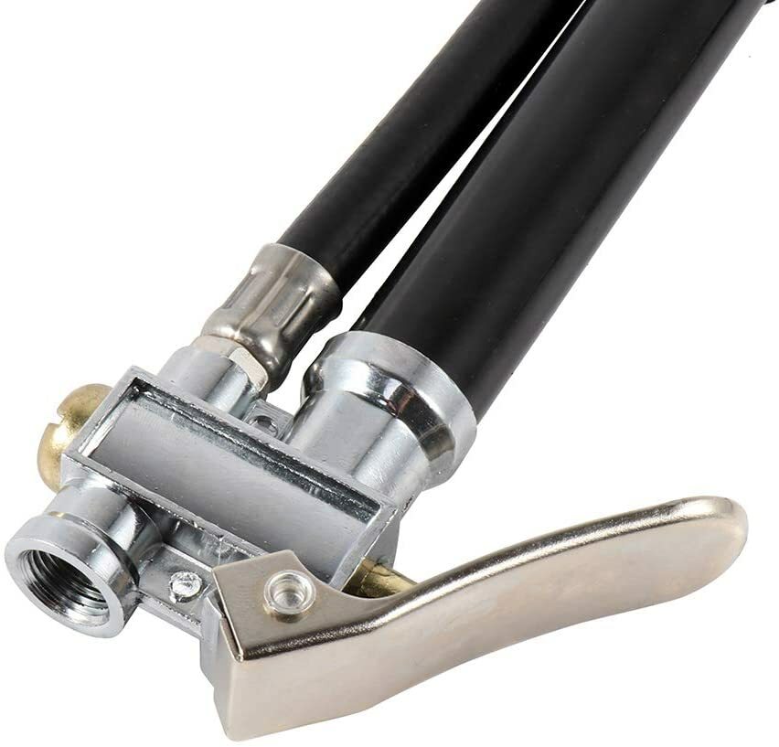 Double-Head Tire Inflator Gun With Gauge – Air Pressure Filler For Any Compressor