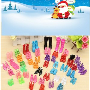 120pcs-Mixed-Different-High-Heel-Shoes-Boots-for-Doll-Dresses-Clothes