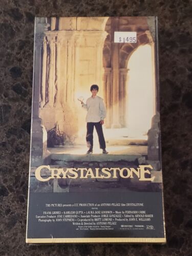BRANDNEU Crystalstone (VHS, 1988) Frank Grimes SELTEN versiegelt OOP Wasserzeichen