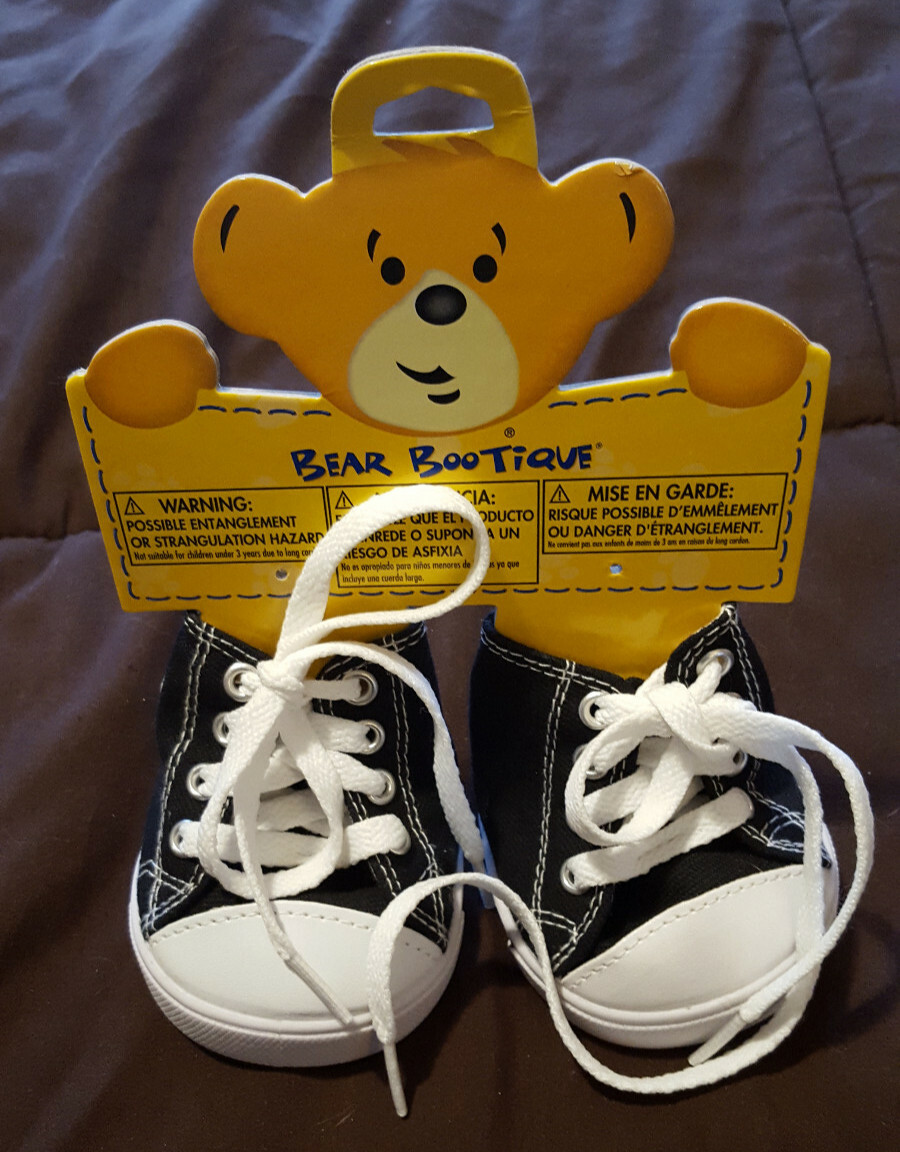 Build a Bear Black Tennis Shoes New with Label Converse | eBay Build a Bear Black Tennis Shoes New with Label Converse | eBay