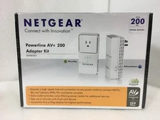 BRAND NEW NETGEAR Powerline AV+ 200 Adapter Kit XAVB2501 NIB