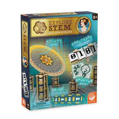Explore STEM with Ada Lovelace Toy Brain Puzzle Project For Kids 8+ NEW in Box
