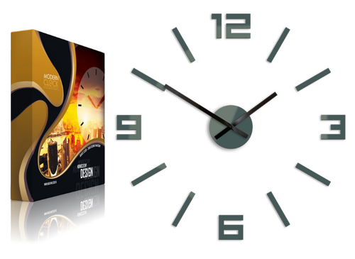 Wall Clock Modern Art Home Office Decor Sticker Diy - Picture 2 of 6