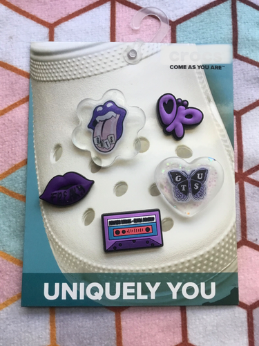 Crocs Handmade jibbitz 5pc Olivia Rodrigo sour guts tour shoe charms s21 - 第 21/28 張圖片