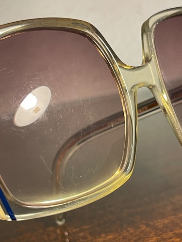 Vintage Nina Ricci Sonnenbrille Jackie O France 70er Oversize Brille Eckig Luxus - Bild 8 von 10