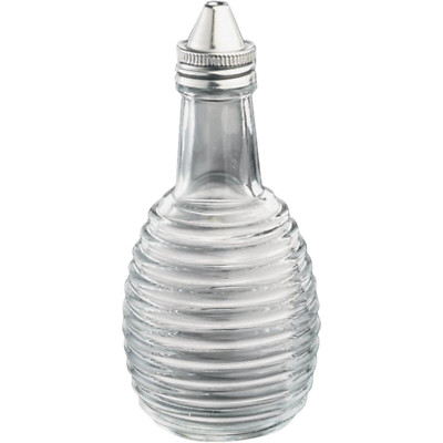 Essigflasche Glasstreuer Bienenstock Glas gerippt Öl Topf Krüge Gewürz
