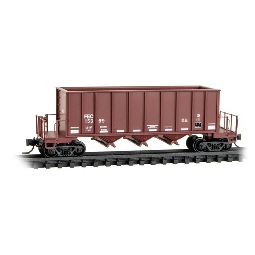 Micro-Trains N 98300228 FEC Florida East Coast 43' Rapid Discharge Hopper Set - Picture 5 of 5
