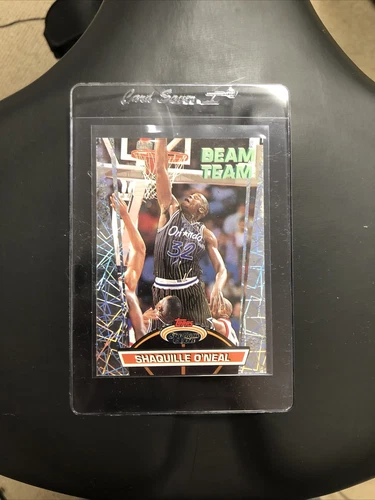 1992-93 TOPPS STADIUM CLUB SHAQUILLE O'NEAL BEAM TEAM ROOKIE CARD #21/BEAUTY/GEM