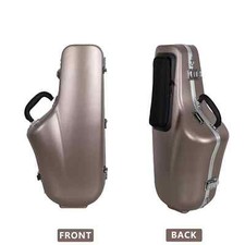 Crossrock Alto Saxophone Case  ABS Molded Hardshell-Detachable Strap