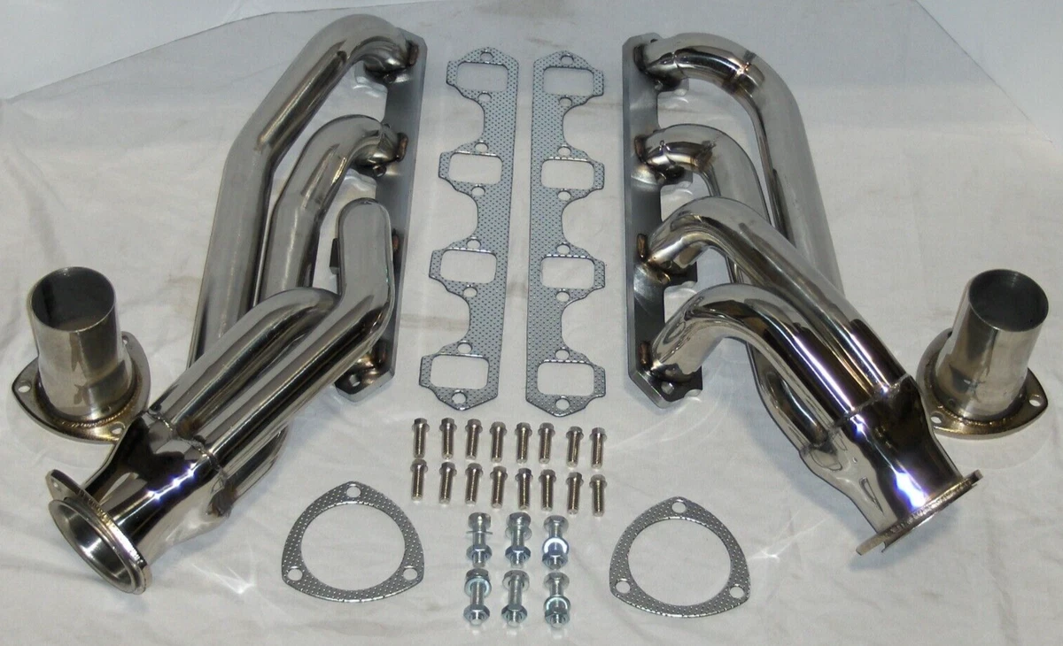T304 Stainless Steel Exhaust Headers For 1979-1993 Mustang 5.0 V8 GT/LX/SVT – Polished