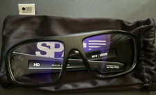 Spy Logan Safety Happy Matte Black Lense Sunglasses Ansirx z87 Used Once