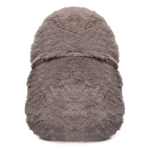 SlumberzzZ Brown Faux Fur Hedgehog Padded 750ml Hot Water Bottle & Cover - Picture 3 of 3