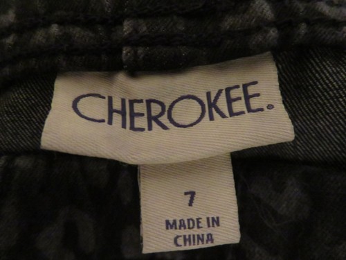 Girls Cherokee Skinny Pants Jeans Jeggings Denim Legging Stretchy S M 8R New NWT - Picture 7 of 8