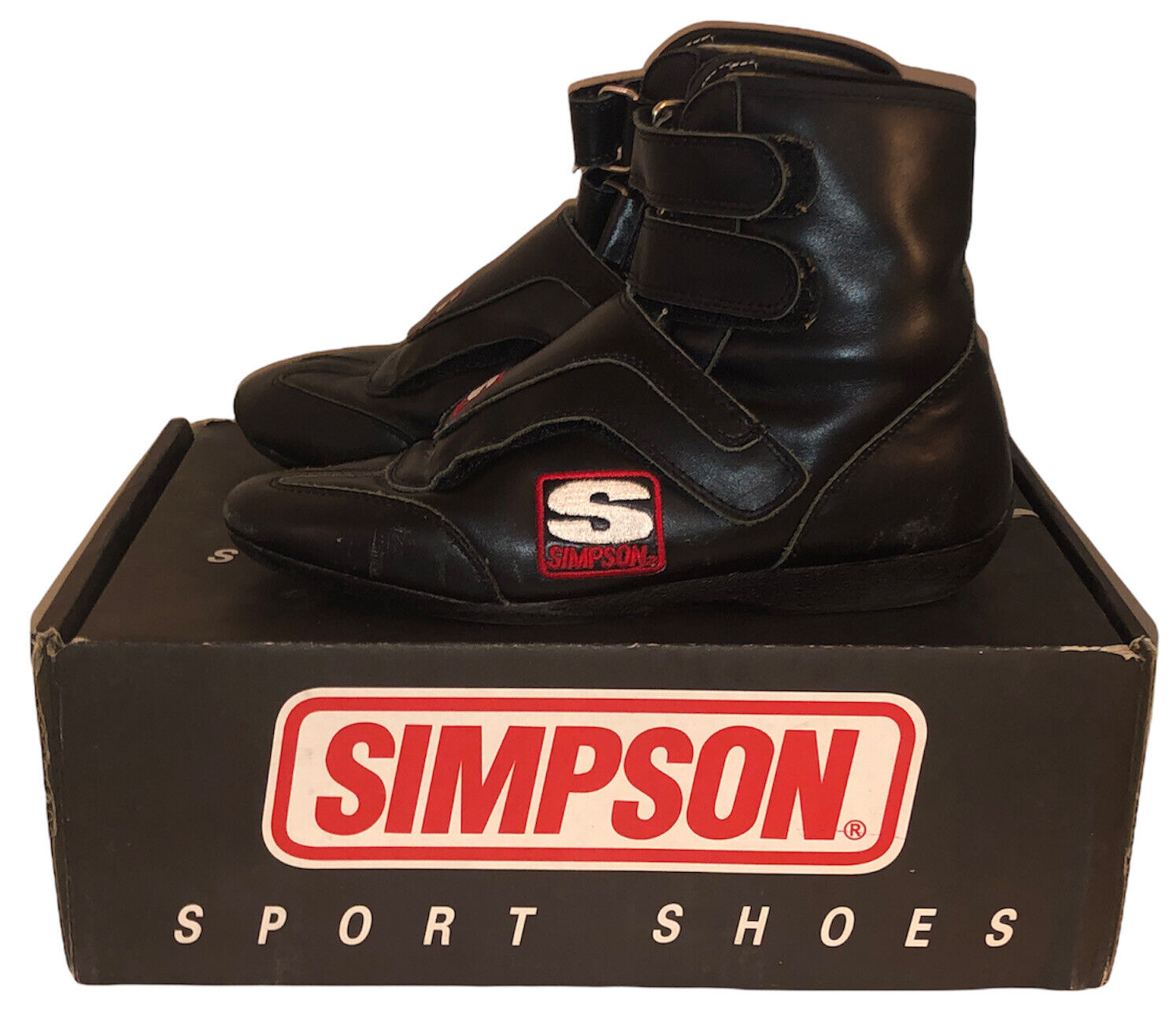 Simpson Racing CP850BK Stealth Sprint Shoes Black Size 8.5 Circu