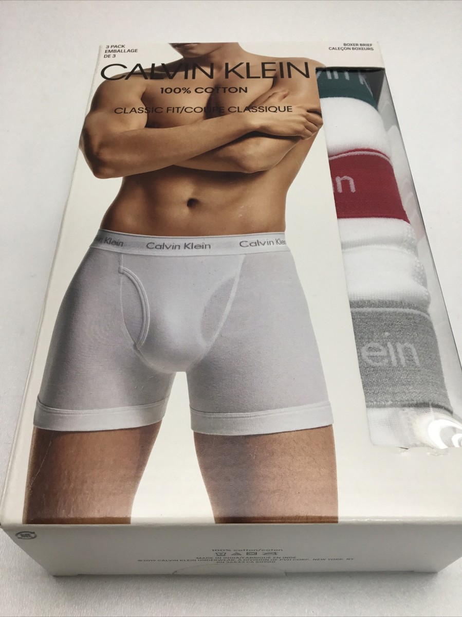 cotton classic fit 3 pack boxer brief
