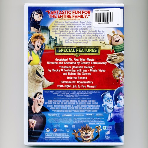 Hotel Transylvania 1&2 PG animated comedy movies, new DVDs lot Halloween Dracula - Picture 2 of 7