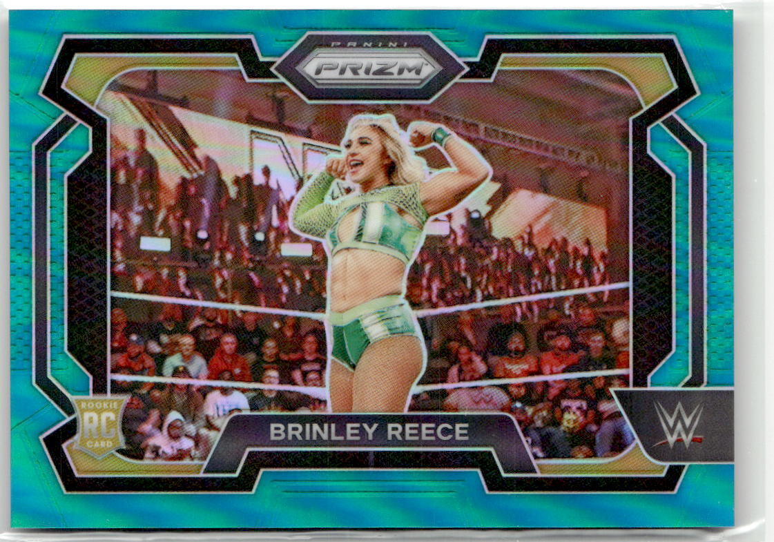 2024 Panini Prizm WWE #36 Brinley Reece Teal #/49
