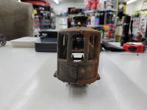 Vintage Cast Iron Trolley Car Number 14. Unbranded. Solid Condition - Picture 7 of 10