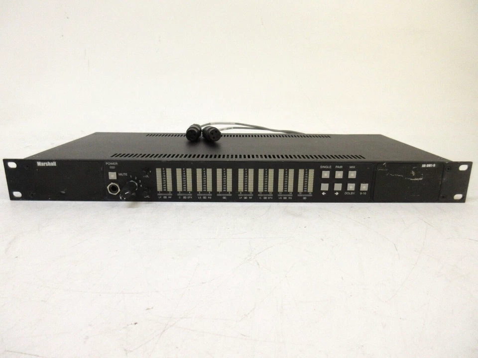 Monitor de audio digital Marshall AR-DM1-B 16 canales, ARDM-HDSDI ARDM-AA-8XLR AES-XLR Foto 2 de 4