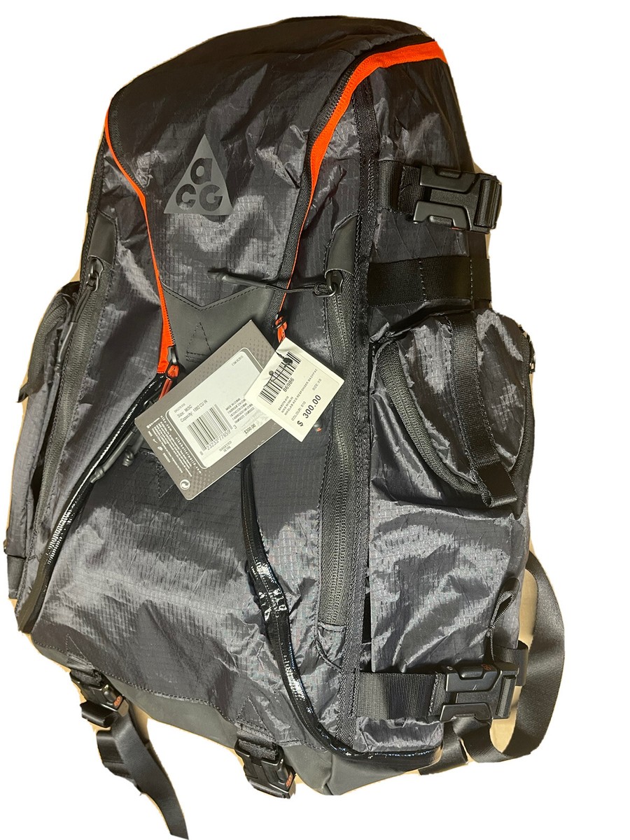 NIKE X NIKELAB ACG RESPONDER BACK PACK BLACK & TEAM ORANGE NIKE X NIKELAB ACG RESPONDER BACK PACK BLACK & TEAM ORANGE