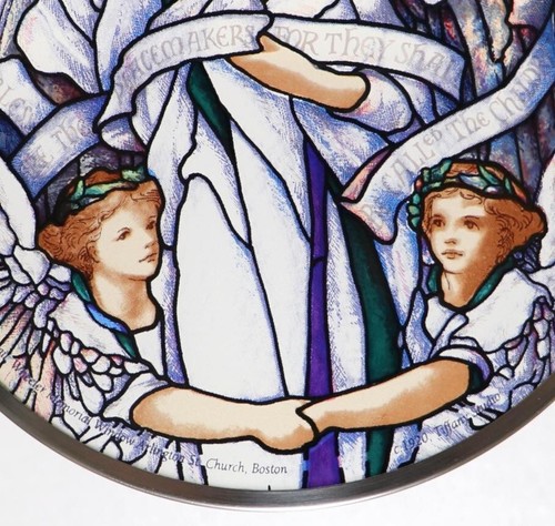 Stained Glass Vintage Three Angels (Made in Toronto, Canada) - Picture 6 of 9