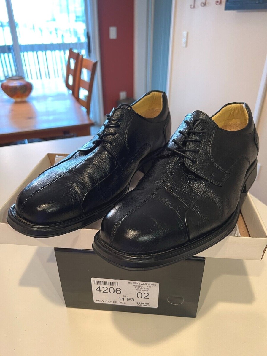 Belvedere Black Bay Bridge Dress Shoes - Size Men display picture 3
