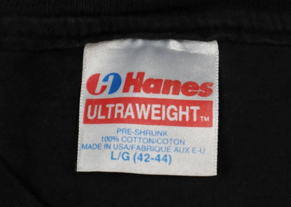 Винтажная футболка 1991 Naughty by Nature L OPP промо футболка Tommy Boy рэп хип-хоп - Изображение 3 из 4