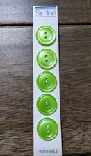 BLUMENTHAL LANSING BUTTONS BIG BUTTONS ROUND 2 HOLE 3/4" 19mm 5 PIECES Washable 