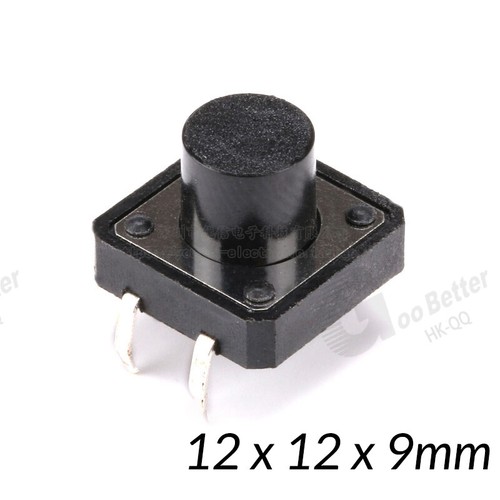 Interruptor de botón táctil momentáneo 6x6 mm 12x12 mm montado en PCB SPST 4,3-15 mm - Imagen 27 de 34